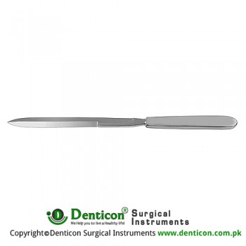Catlin Amputation Knife With Hollow Handle Stainless Steel, 29 cm - 11 1/2" Blade Size 160 mm